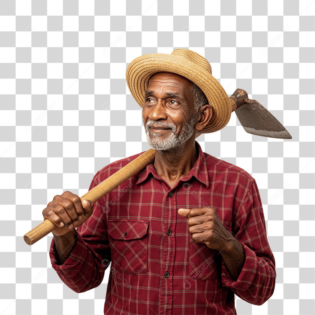 Homem Trabalho Rural PNG Transparente