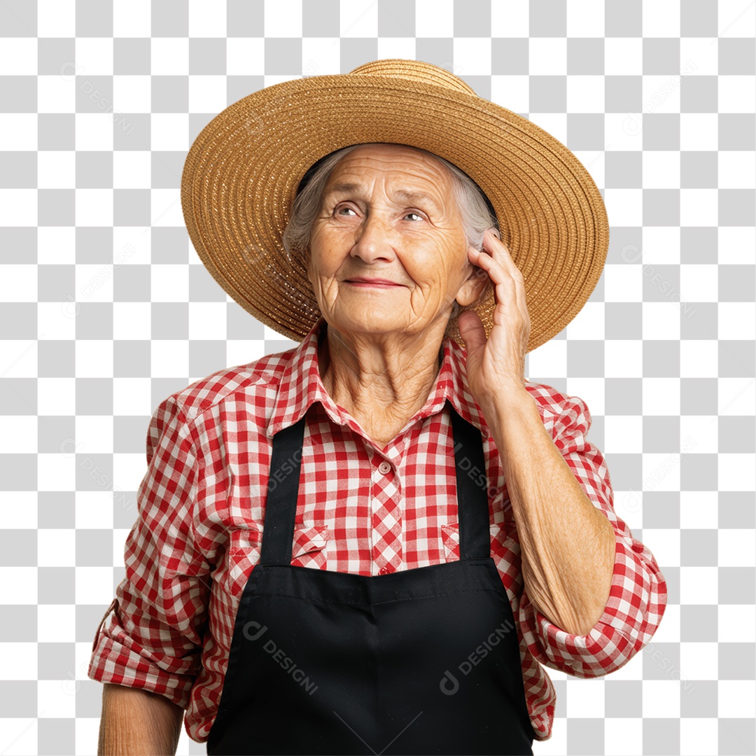 Mulher Trabalho Rural PNG Transparente