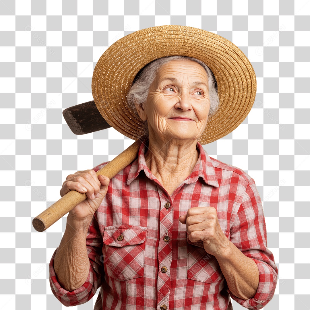 Mulher Trabalho Rural PNG Transparente