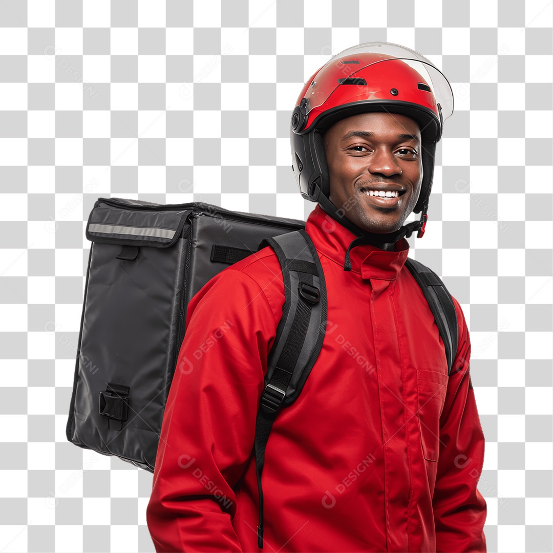 Homem com Uniforme de Trabalho PNG Transparente