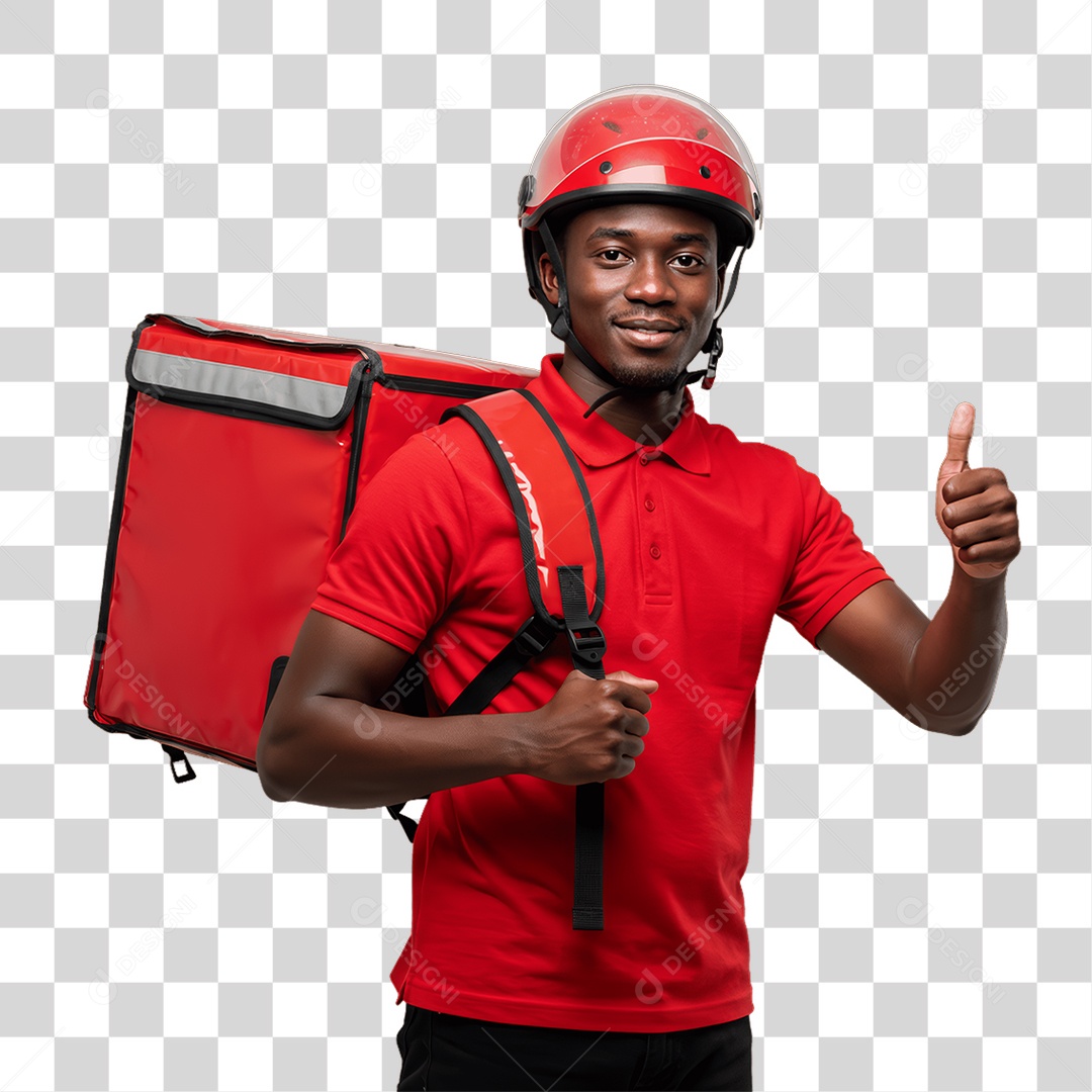 Homem com Uniforme de Trabalho PNG Transparente