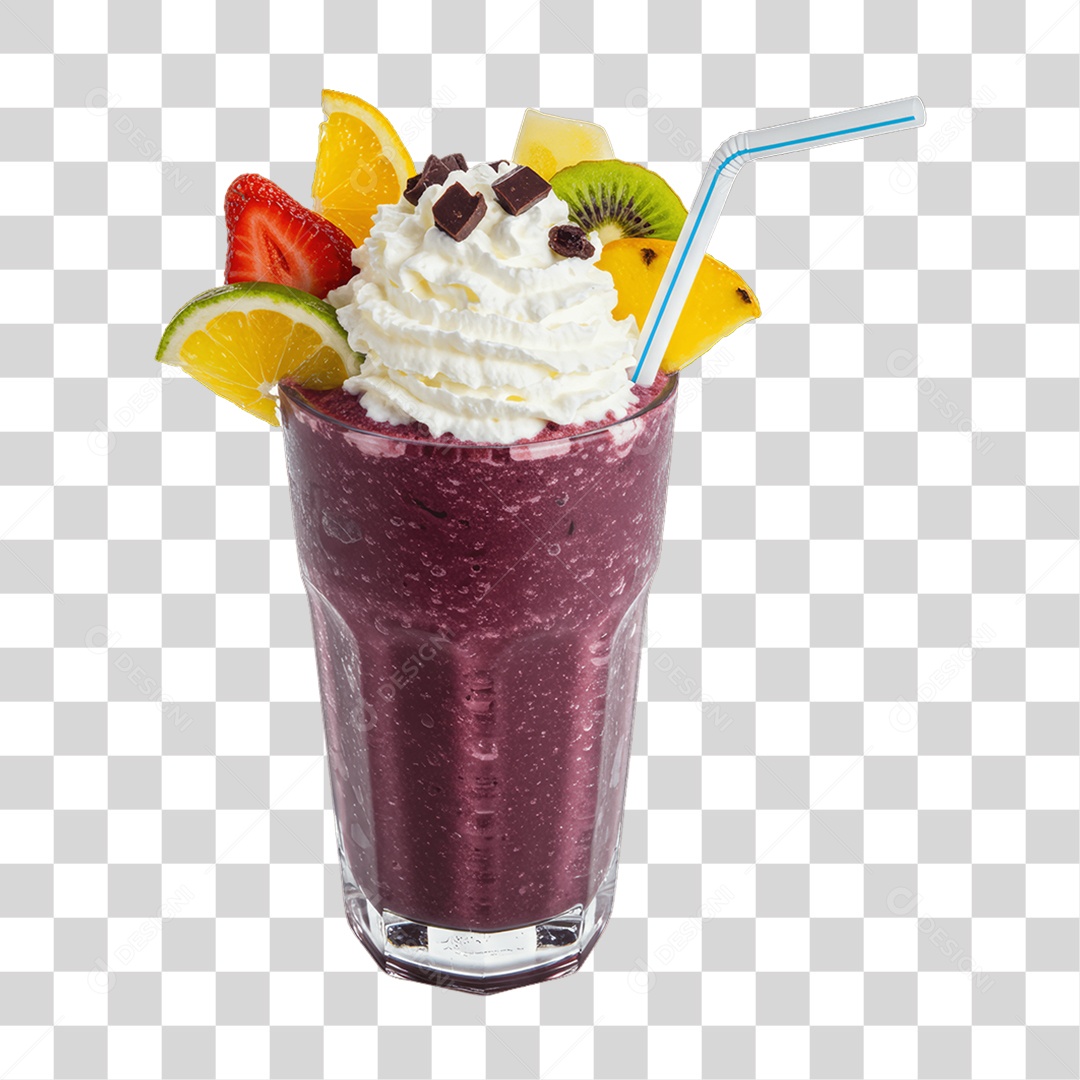 Copo de Açaí PNG Transparente