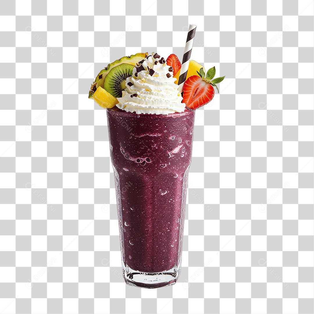 Copo de Açaí PNG Transparente