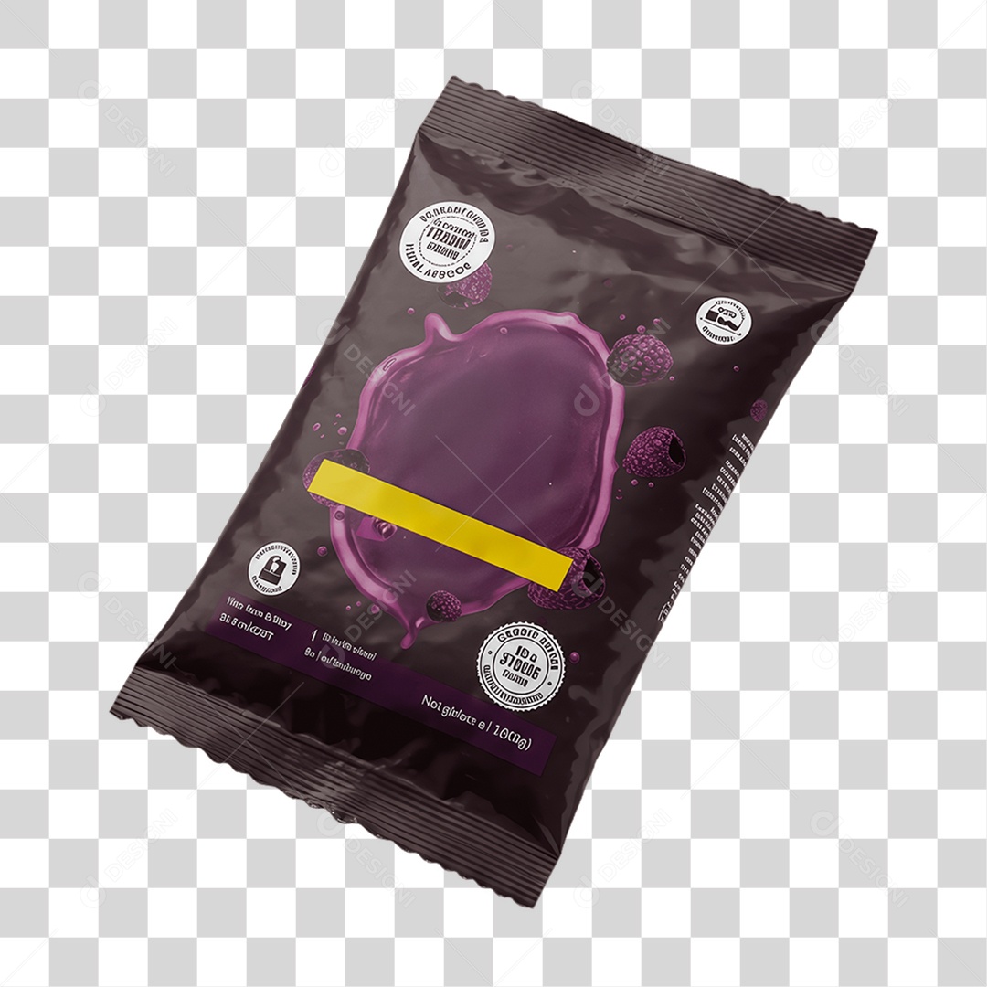 Picolé de Açaí PNG Transparente