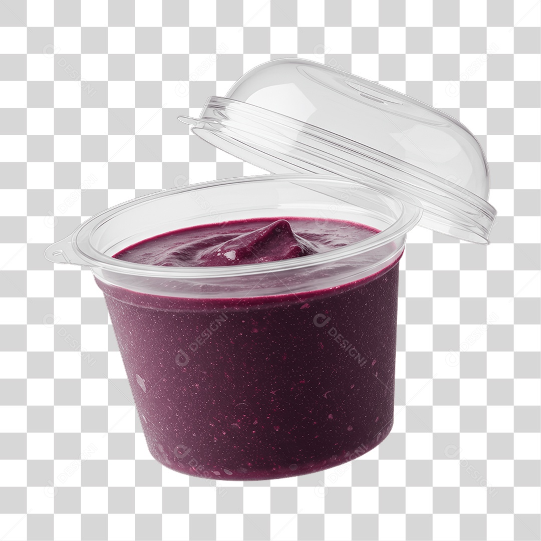 Pote de Açaí PNG Transparente