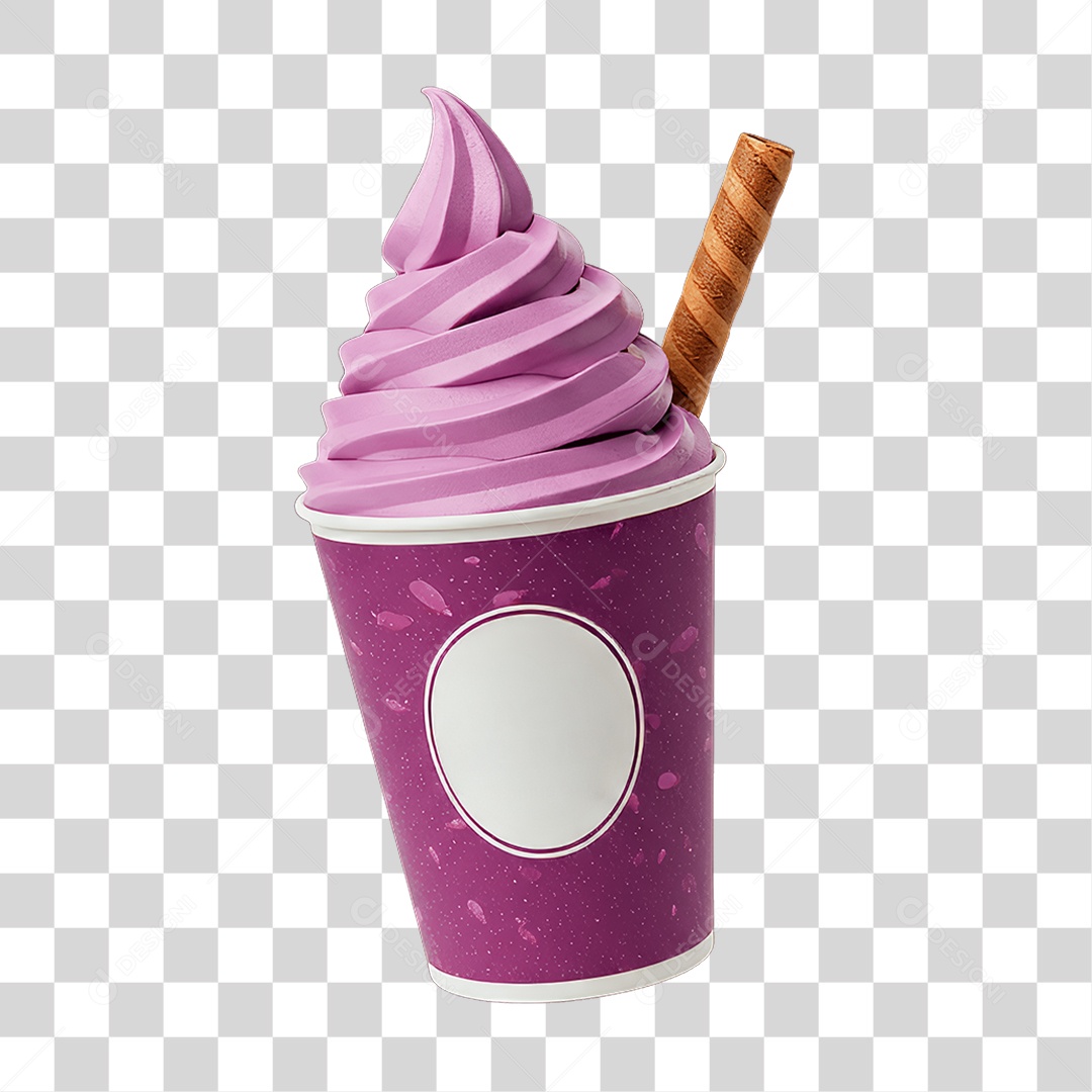 Pote de Açaí PNG Transparente