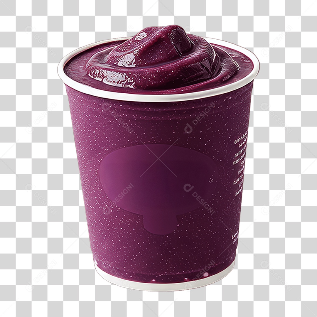 Pote de Açaí PNG Transparente