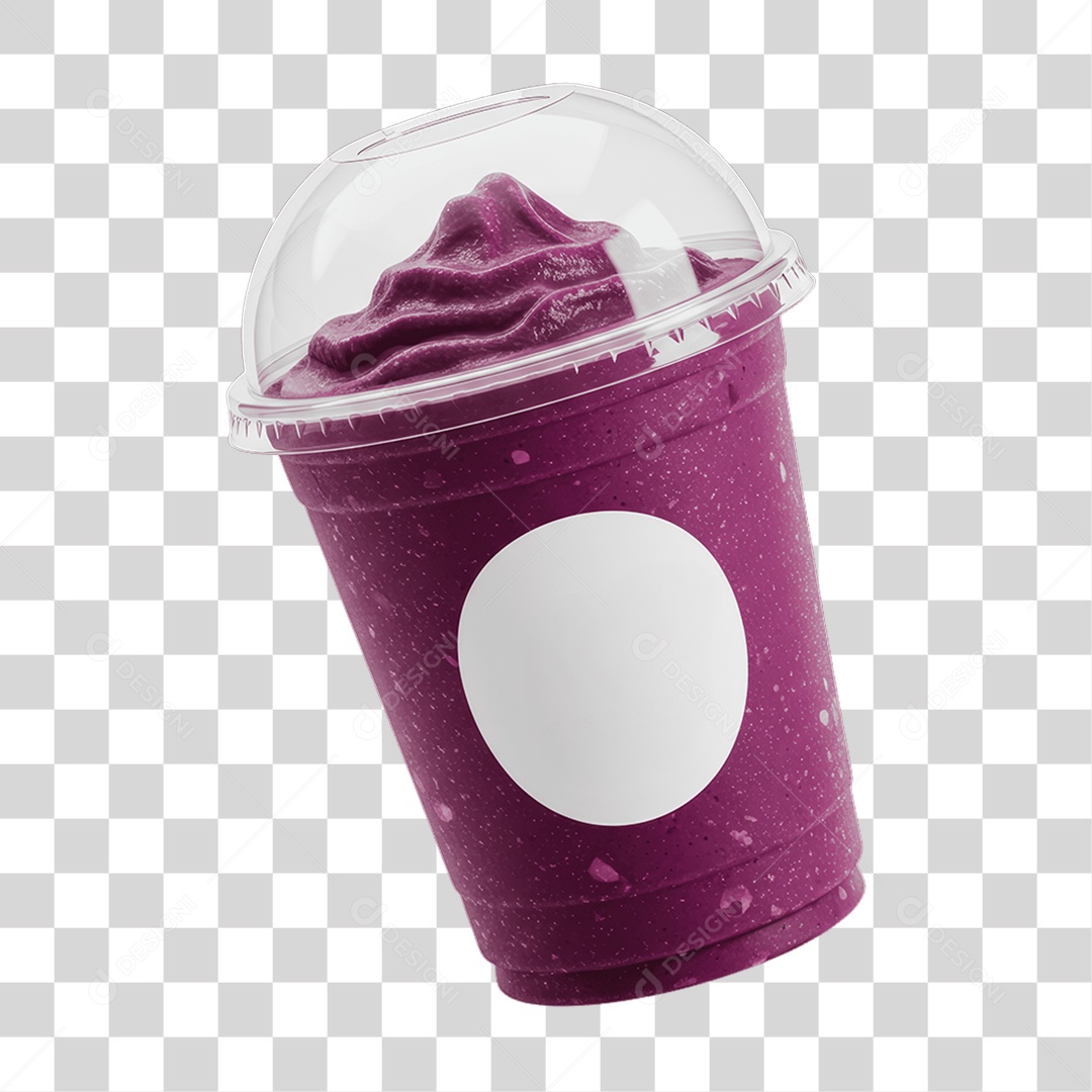 Pote de Açaí PNG Transparente