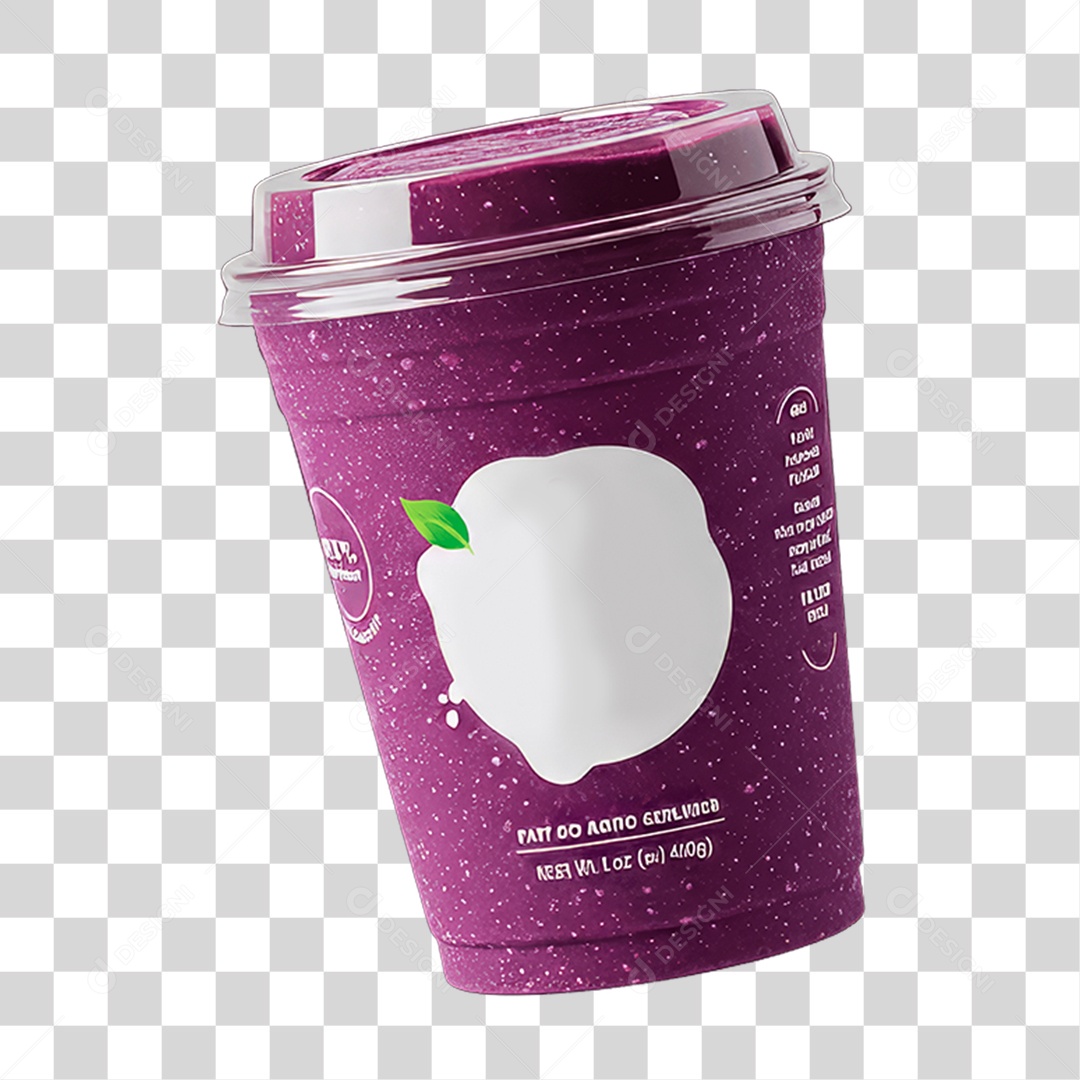 Pote de Açaí PNG Transparente