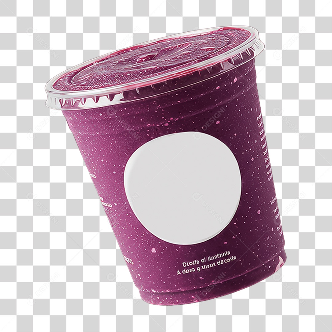 Pote de Açaí PNG Transparente