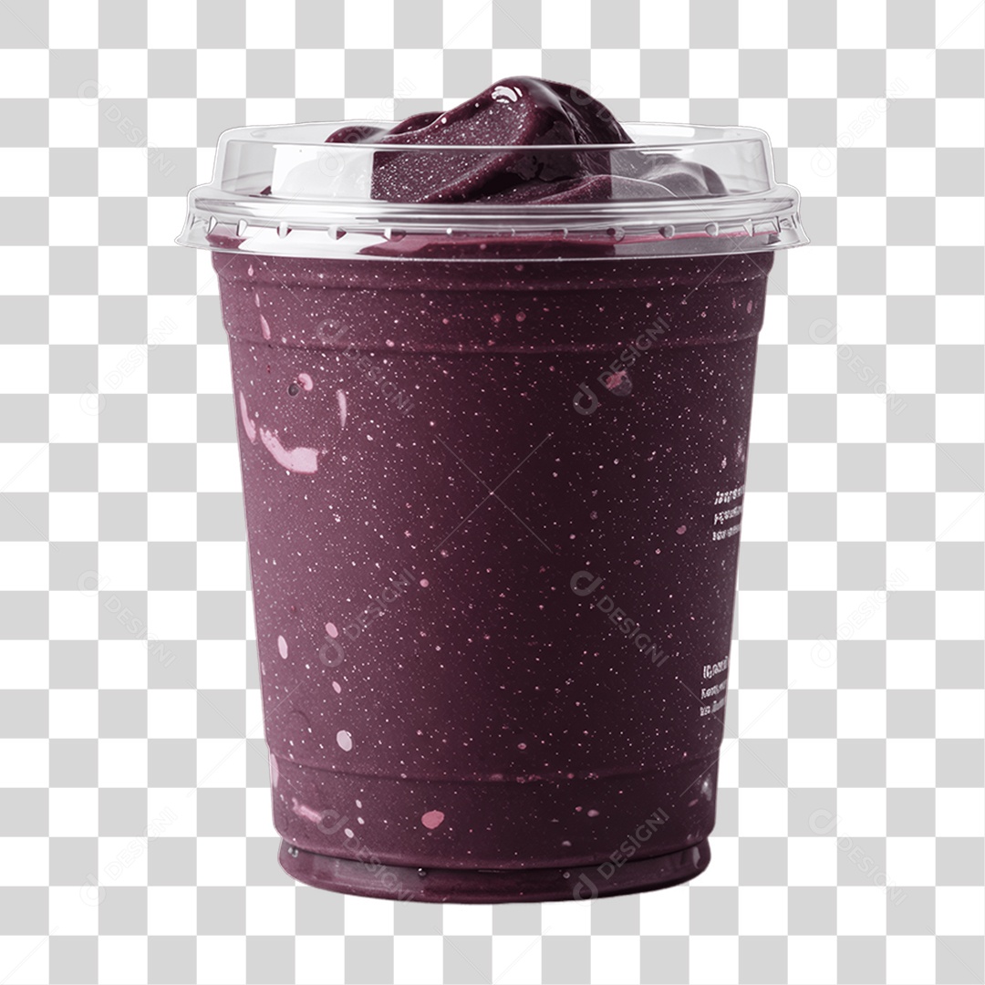 Pote de Açaí PNG Transparente