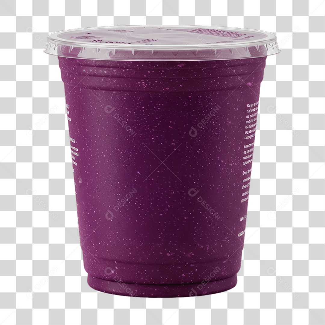 Pote de Açaí PNG Transparente