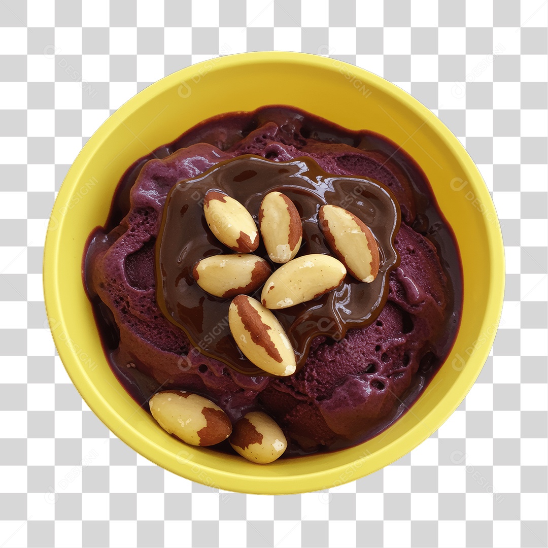 Pote de Açaí PNG Transparente