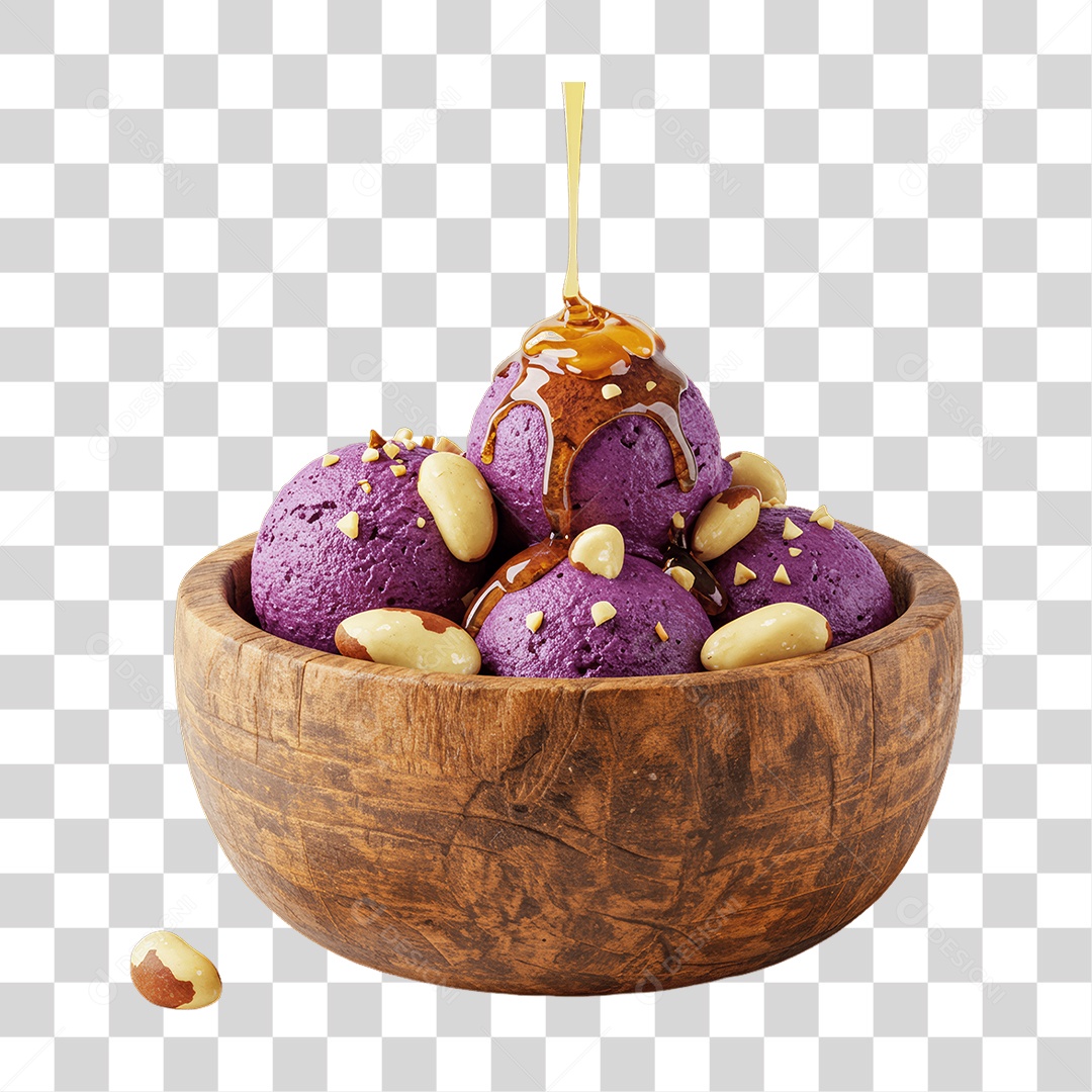Pote de Açaí PNG Transparente