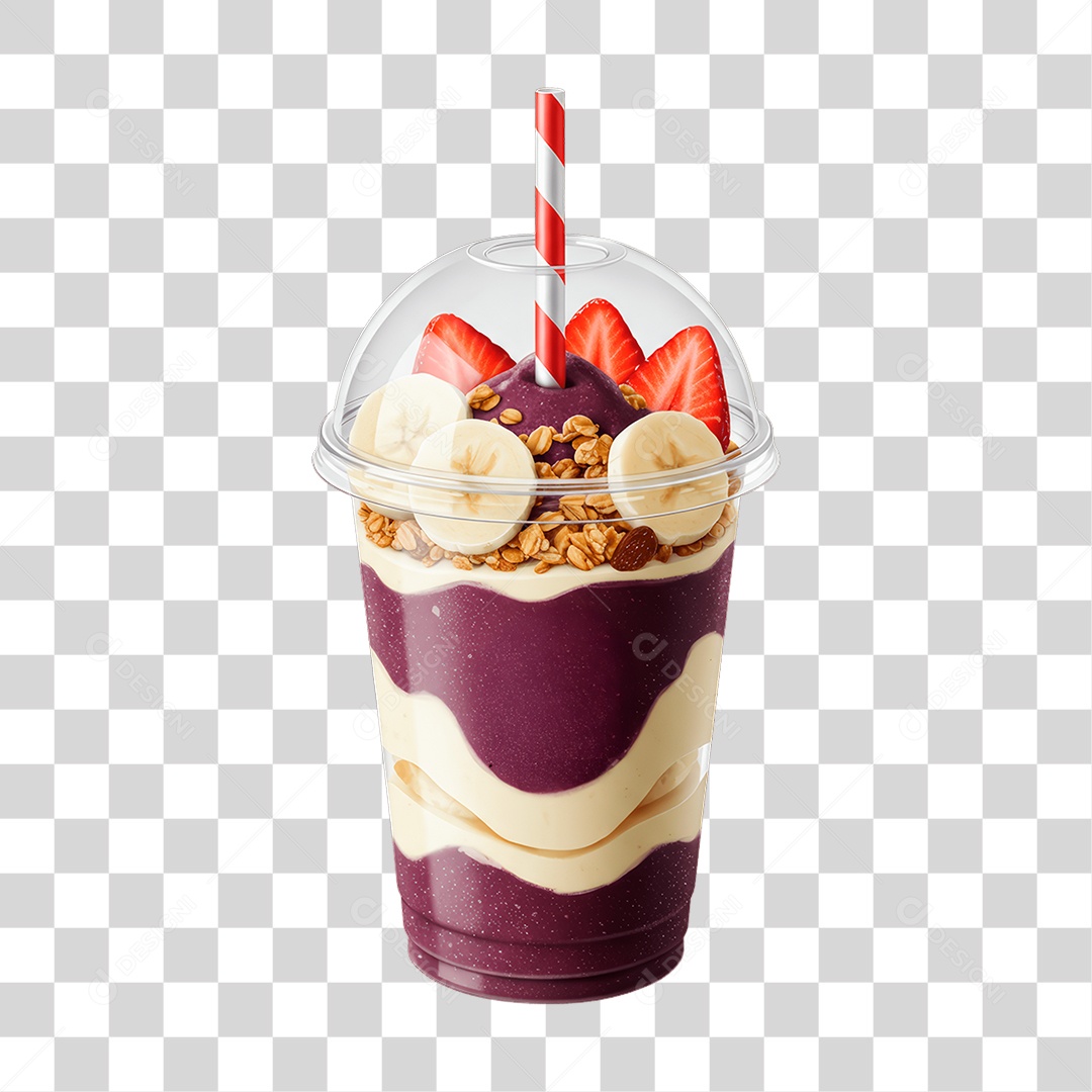 Transparent Açaí Cup PNG