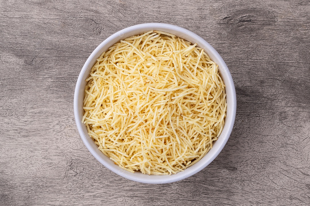 A imagem mostra queijo ralado.