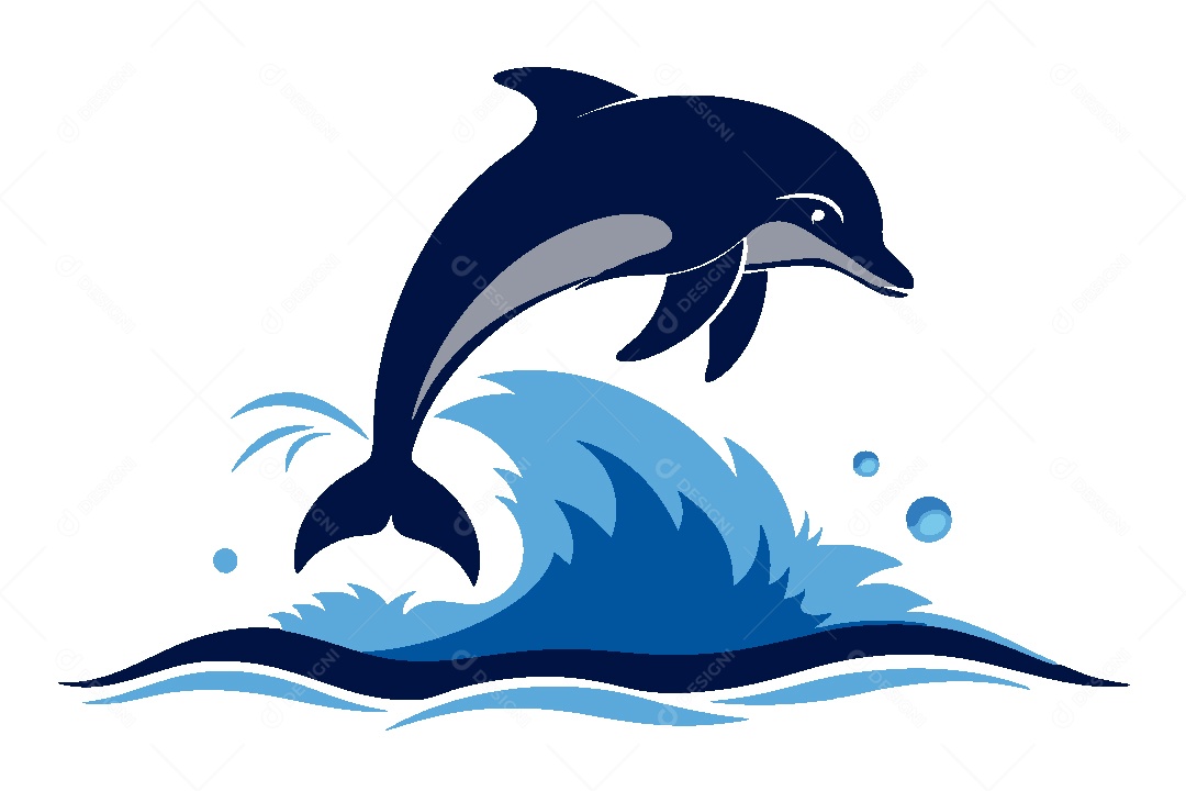 Golfinho Ilustração Vetor EPS