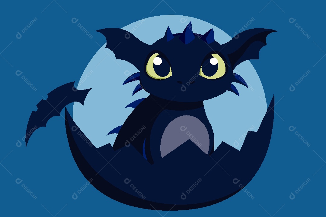 Dragão Ilustração Vetor EPS