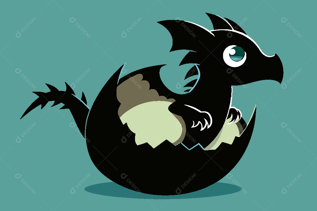 Dragão Ilustração Vetor EPS