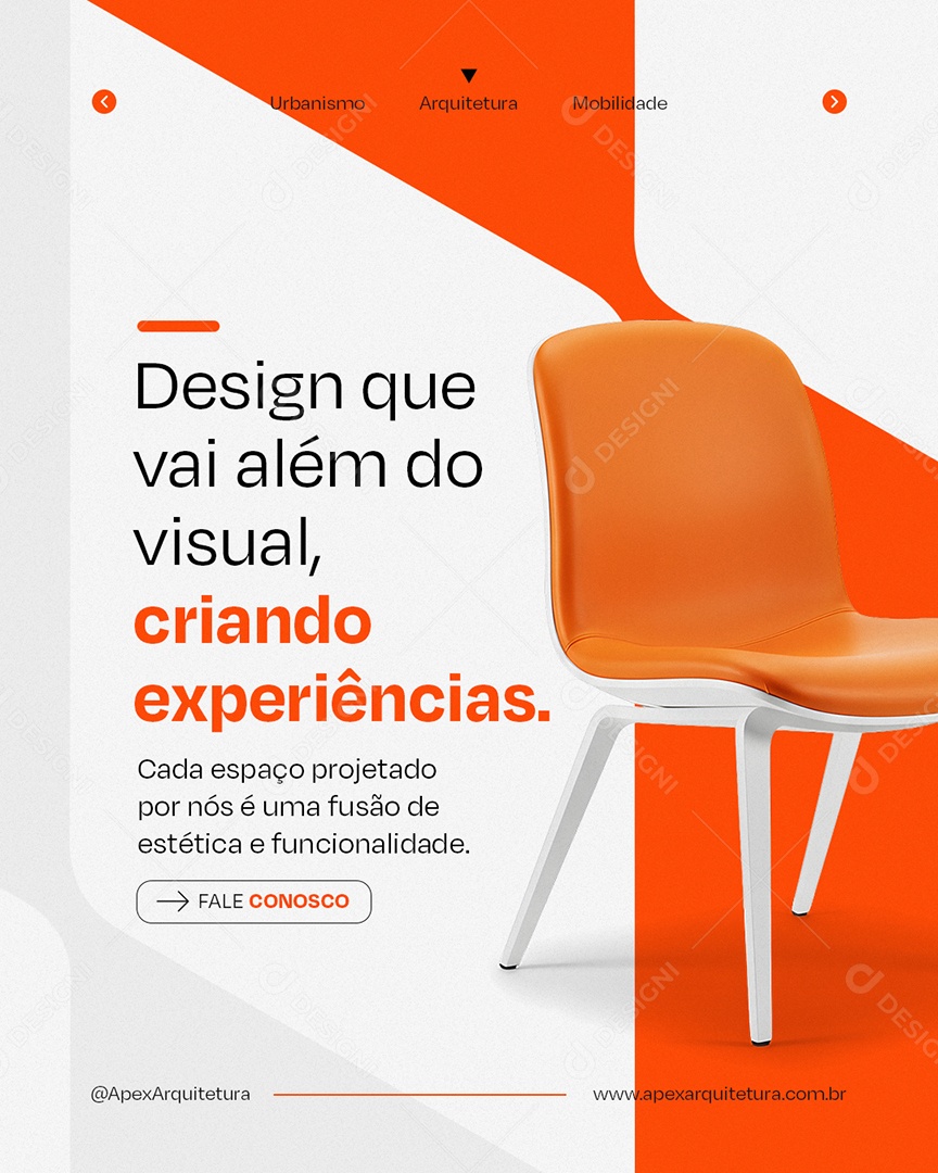 Arquiteto Design Que Vai Além do Visual Social Media PSD Editável