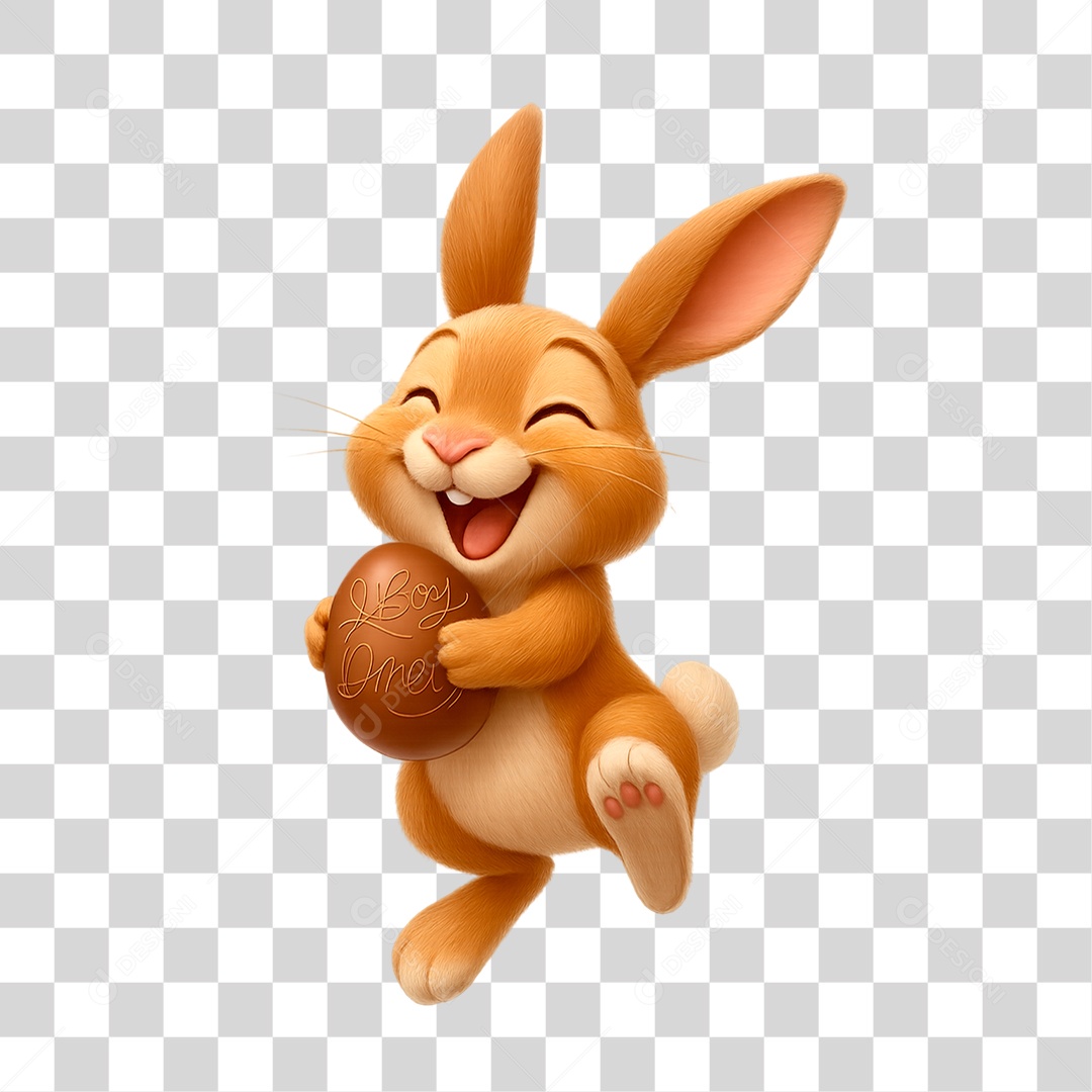 Coelho da Páscoa PNG Transparente