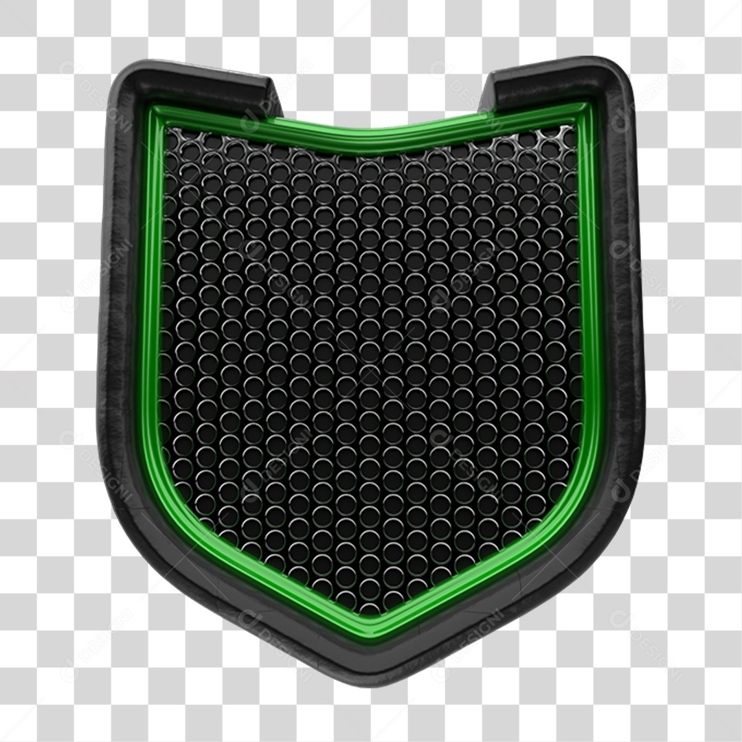 Painel de Metal com Neon PNG Transparente