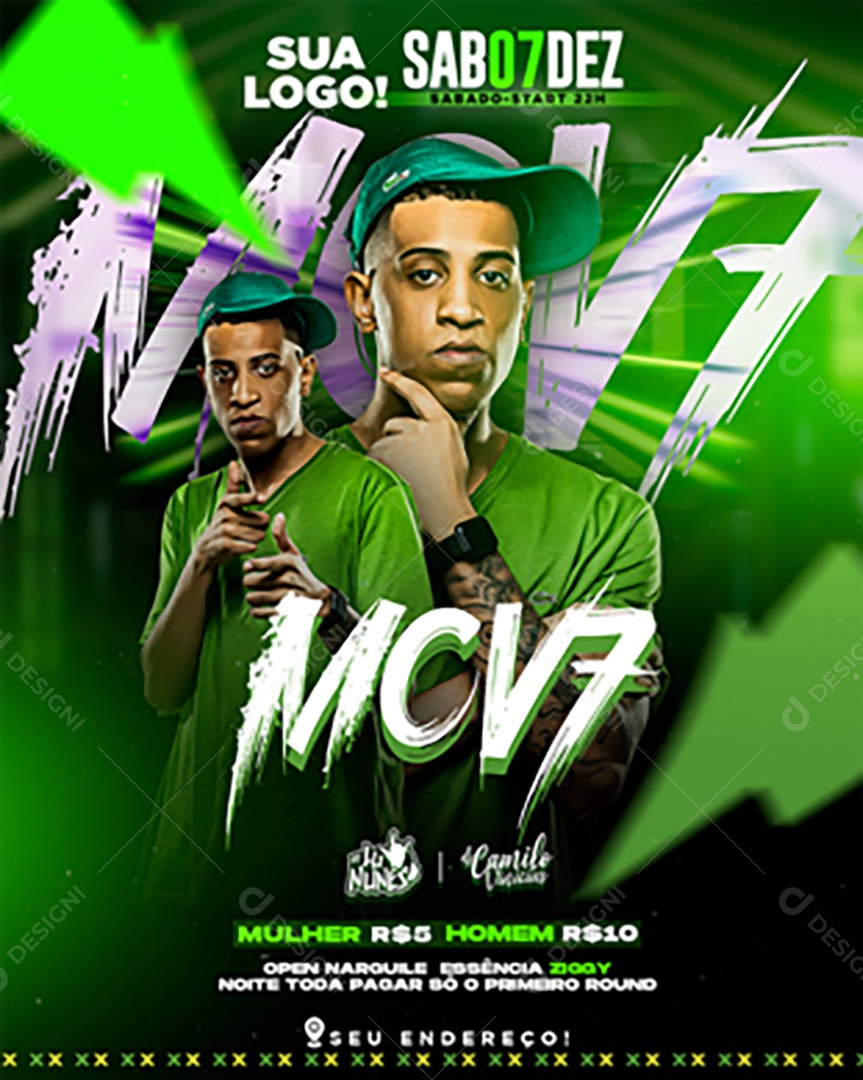 Feed Flyer Mc V7 Social Media PSD Editável