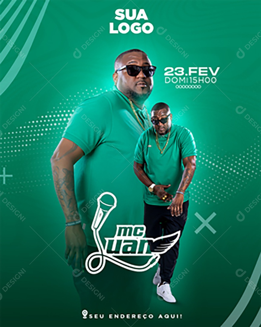 Feed Flyer Mc Luan Social Media PSD Editável