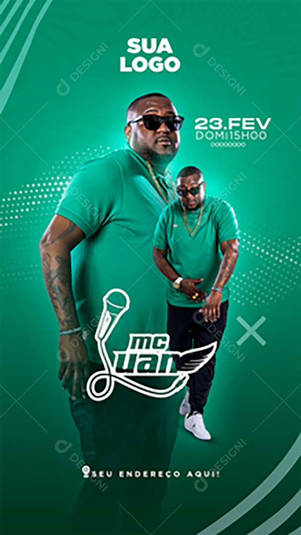 Story Flyer Mc Luan Social Media PSD Editável