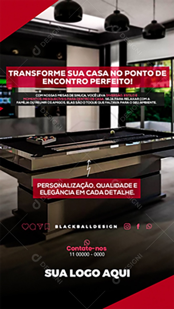 Transforme Sua Casa No Ponto de Encontro Perfeito Social Media PSD Editável