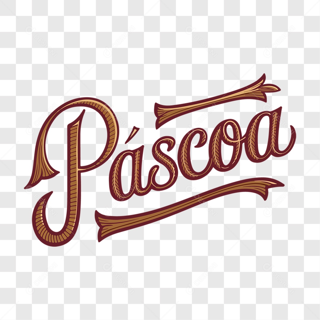 Lettering Páscoa EPS + PNG