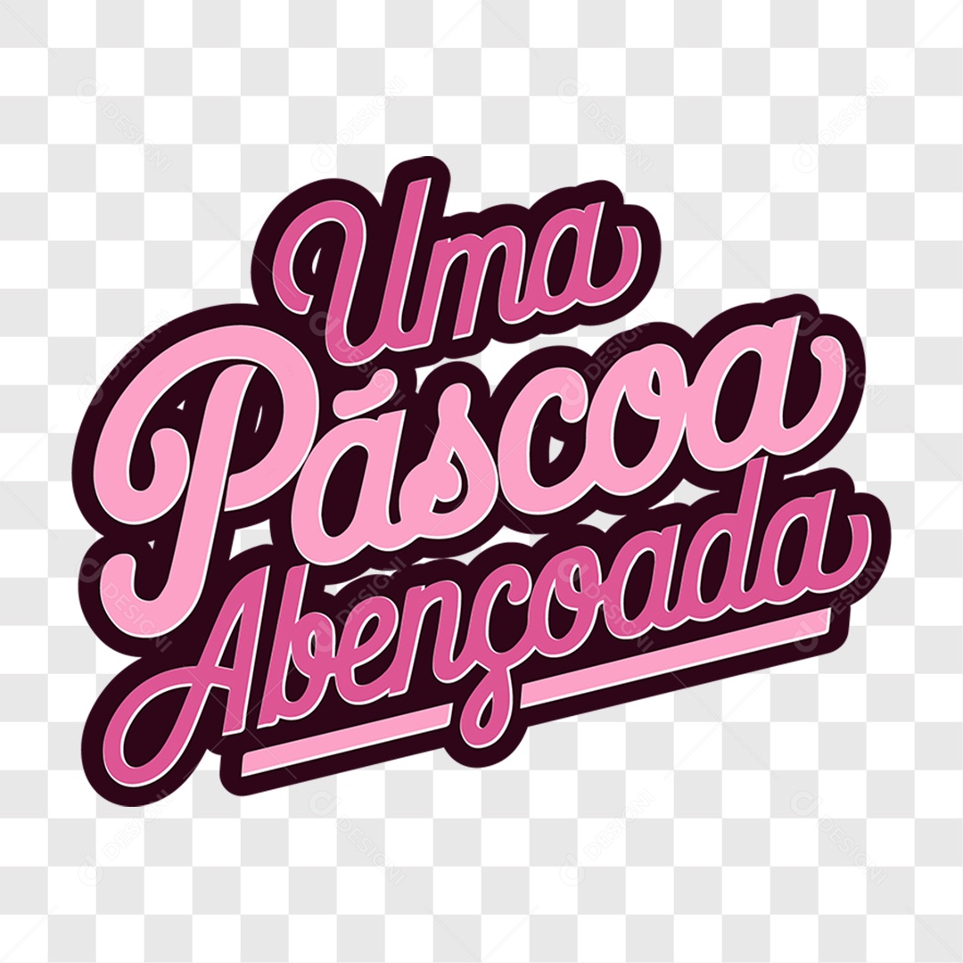 Lettering Páscoa EPS + PNG