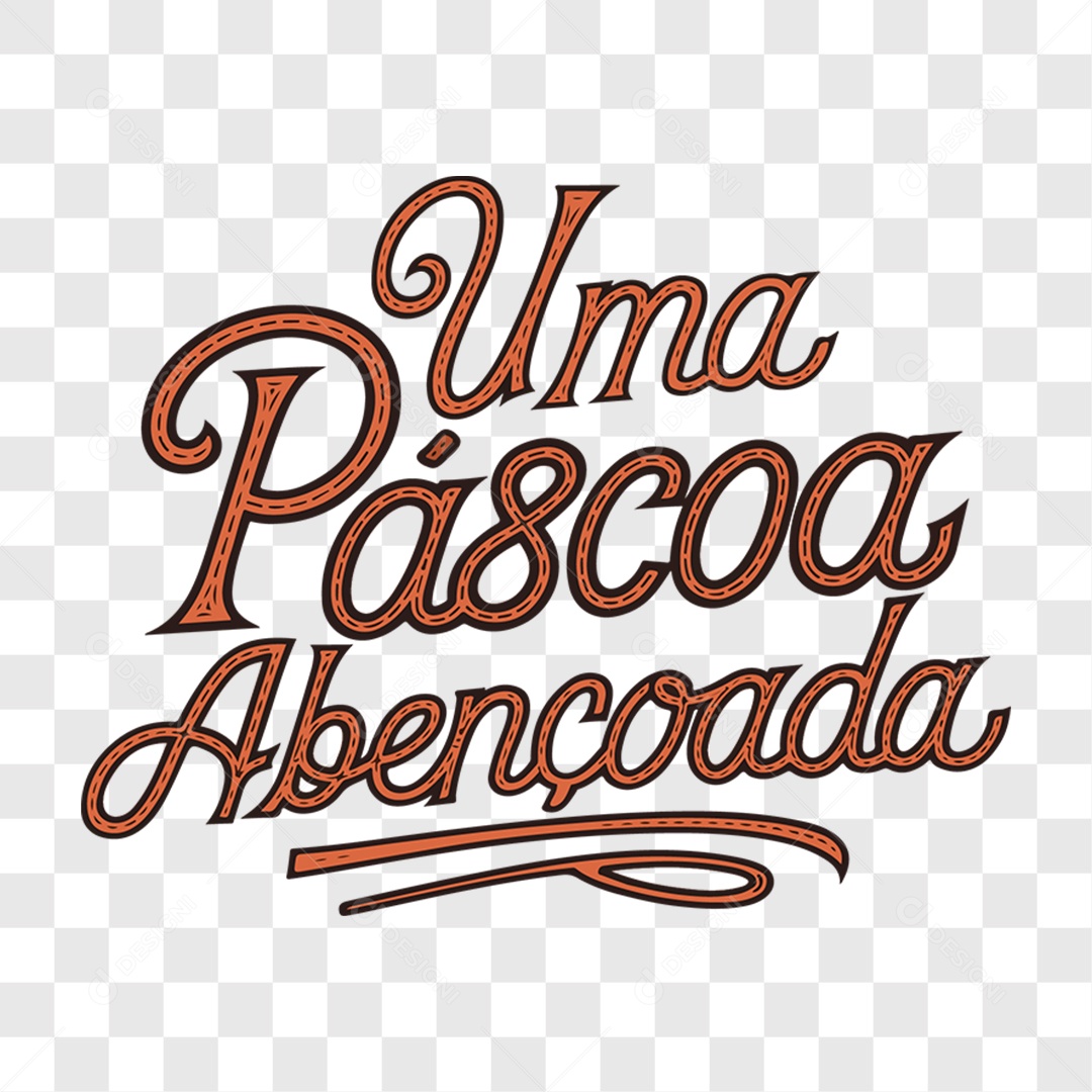 Lettering Páscoa EPS + PNG