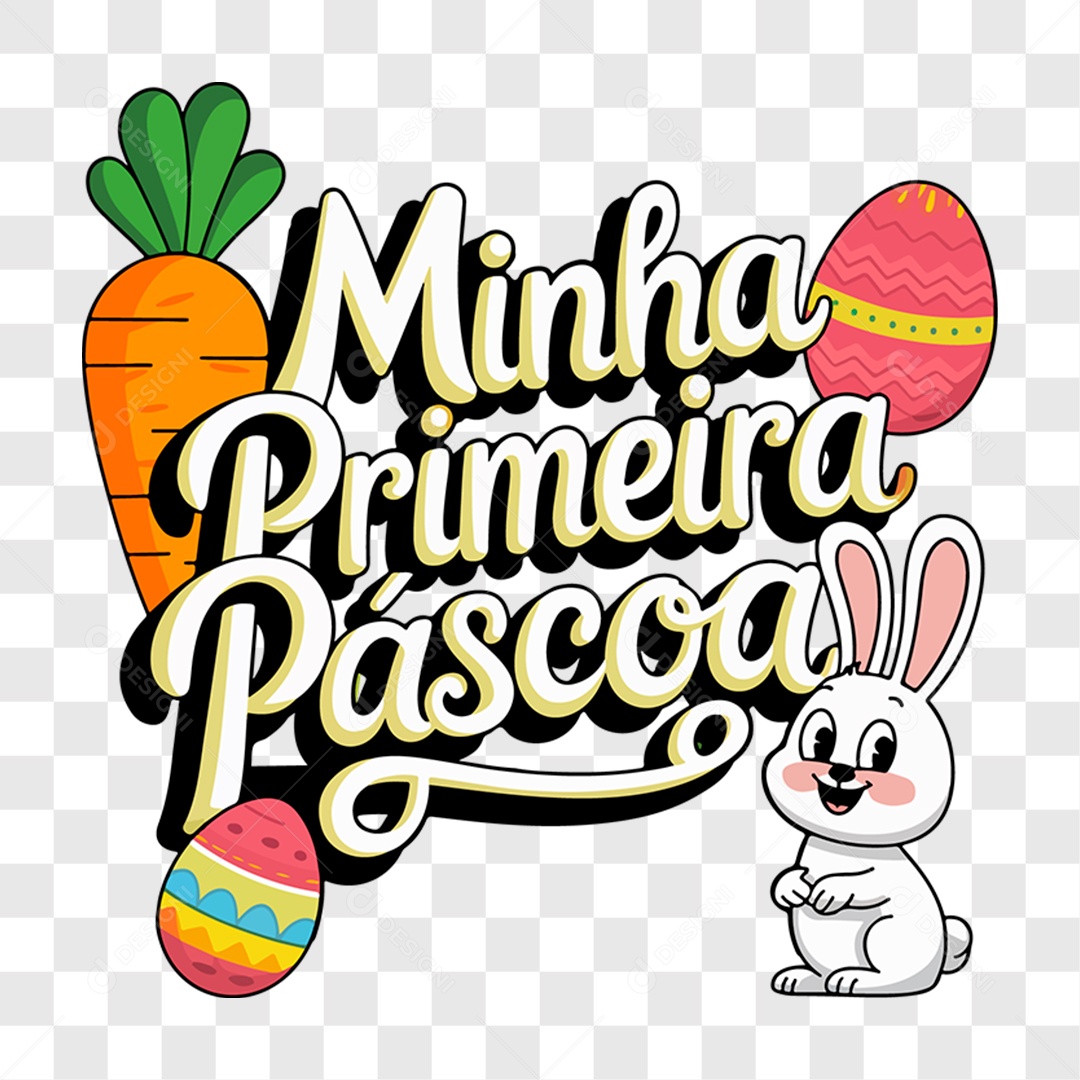 Lettering Páscoa EPS + PNG