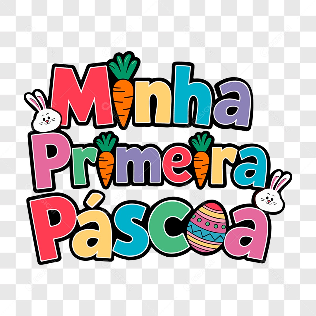 Lettering Páscoa EPS + PNG