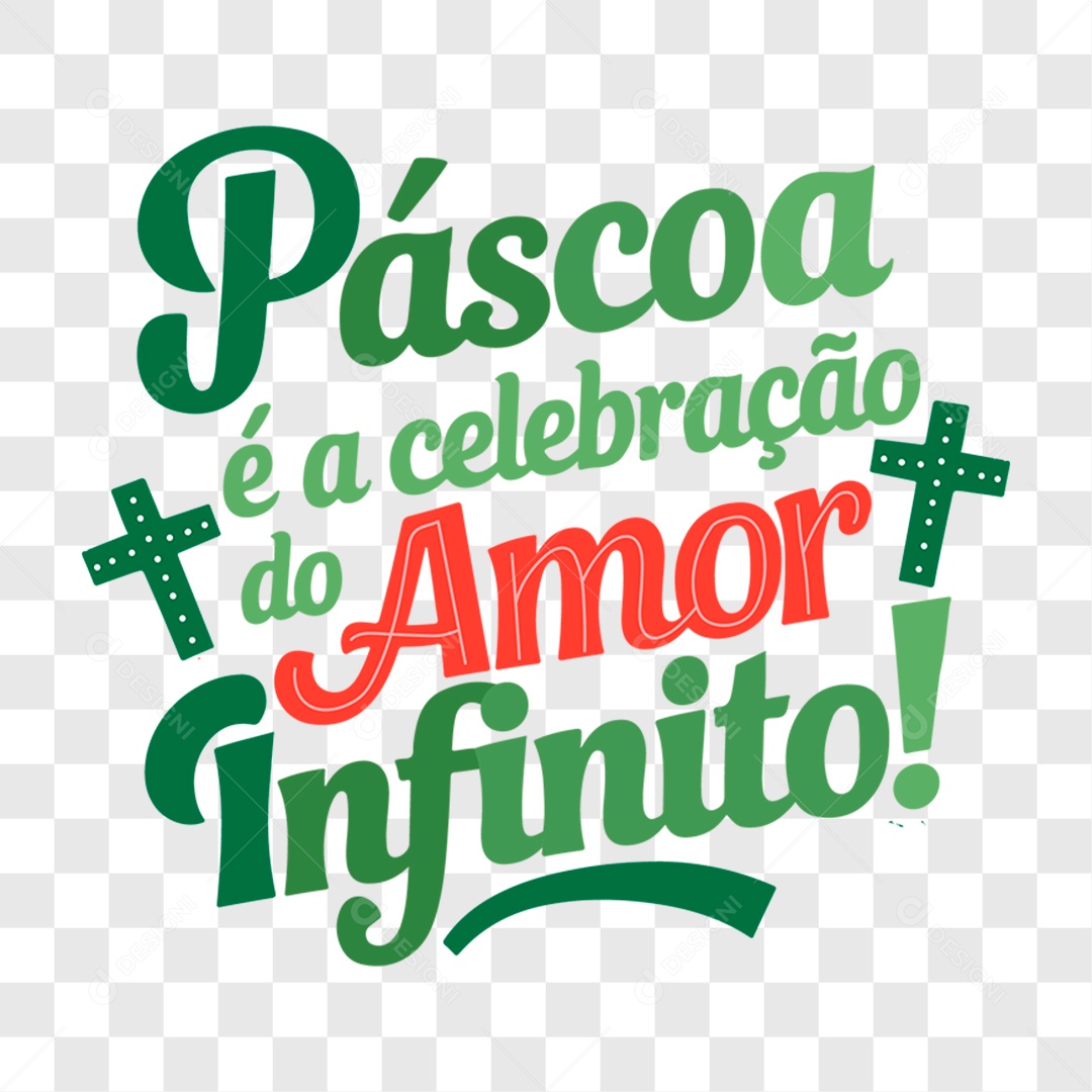 Lettering Páscoa EPS + PNG
