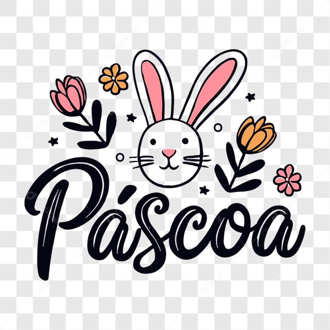 Lettering Páscoa EPS + PNG