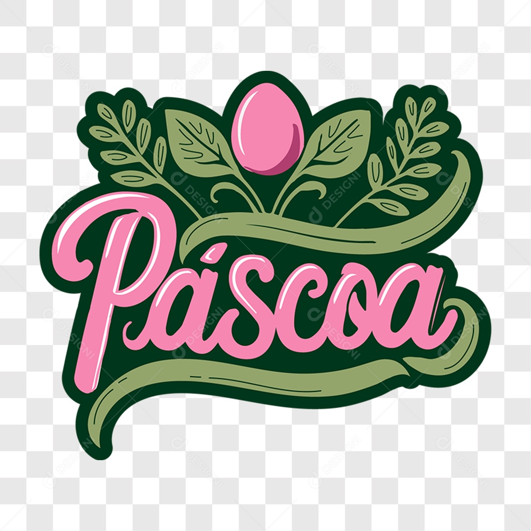 Lettering Páscoa EPS + PNG