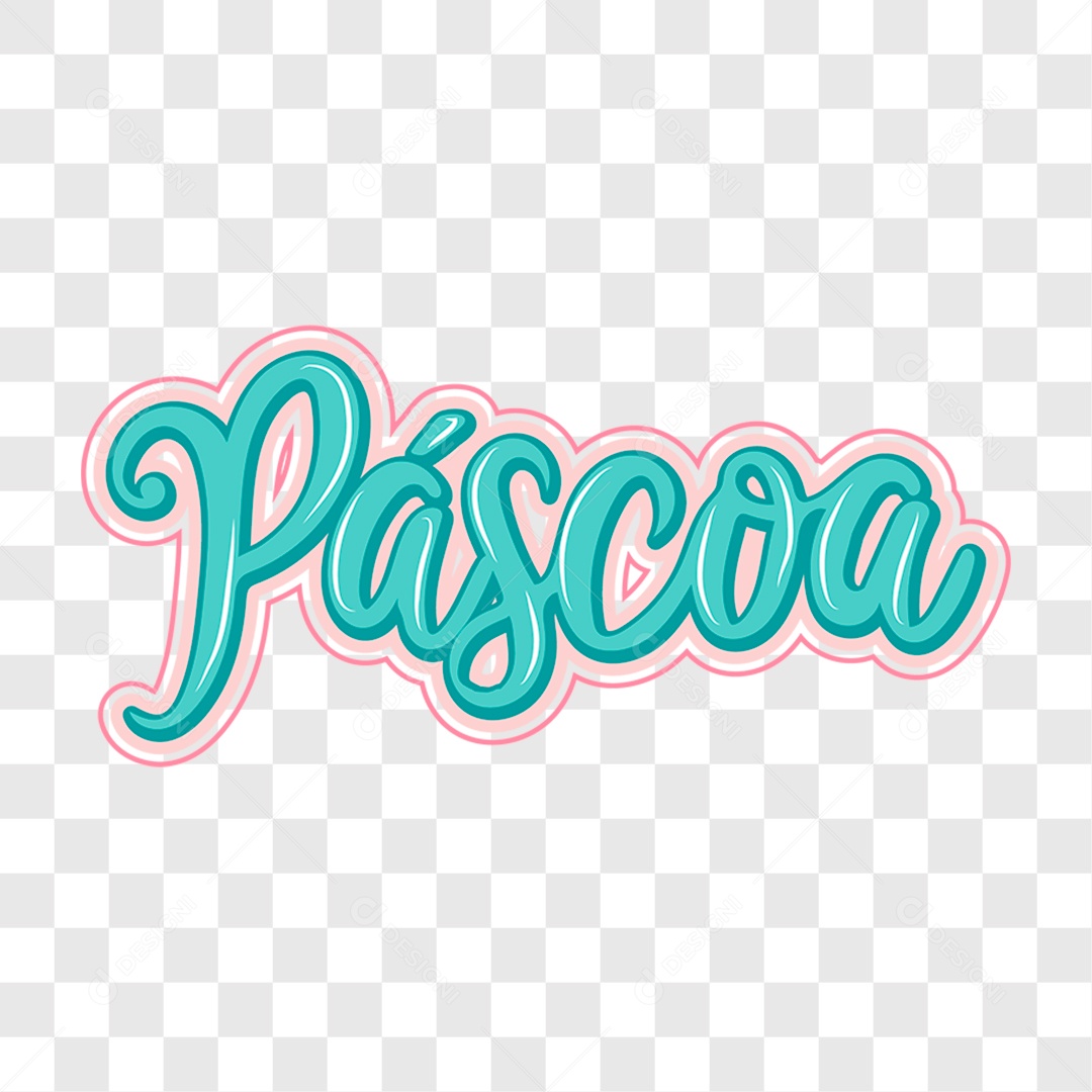 Lettering Páscoa EPS + PNG