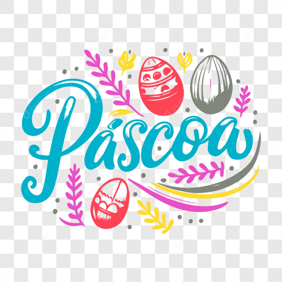 Lettering Páscoa EPS + PNG