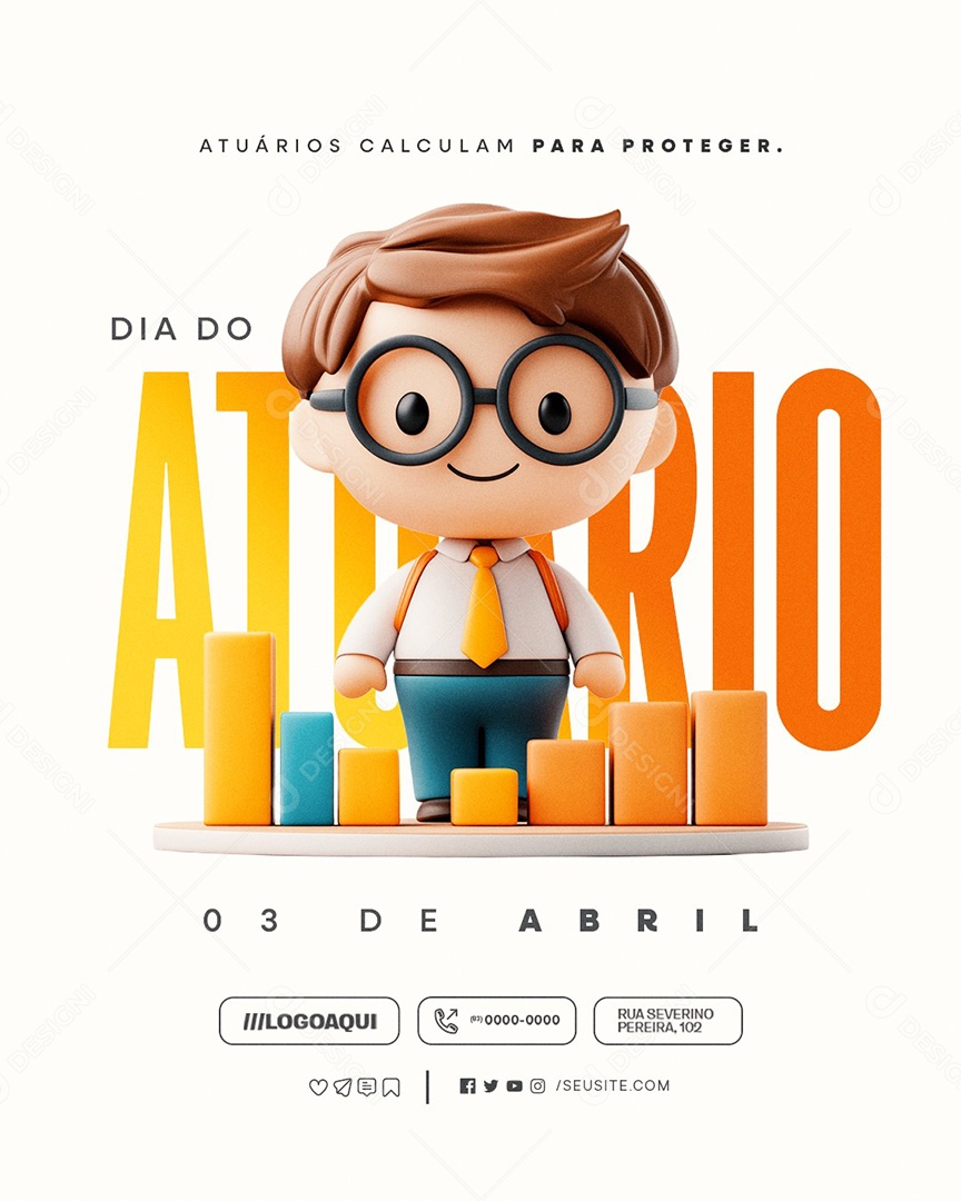 Dia do Livro Infantil 02 de Abril Social Media PSD Editável