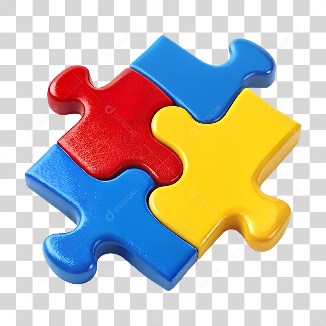 Peça de Quebra-Cabeça Autismo PNG Transparente