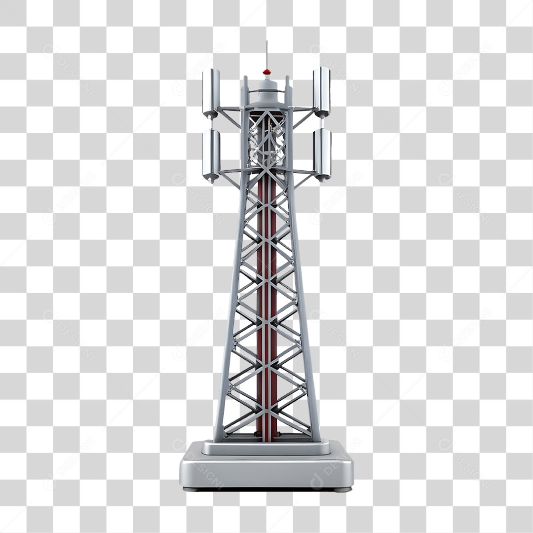 Torre de Telecomunicação PNG Transparente