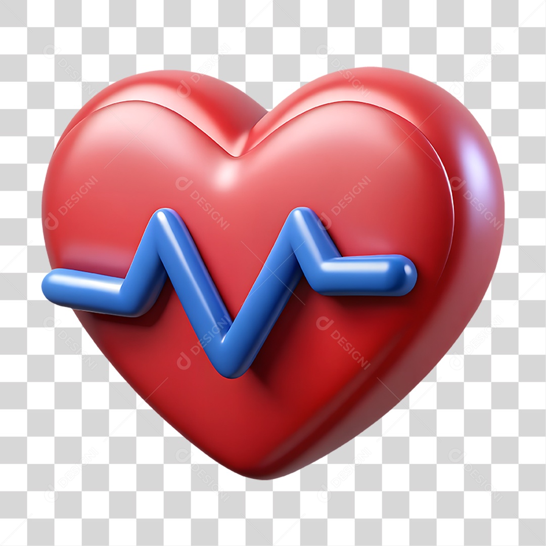 Ícone de Batimento Cardíaco PNG Transparente