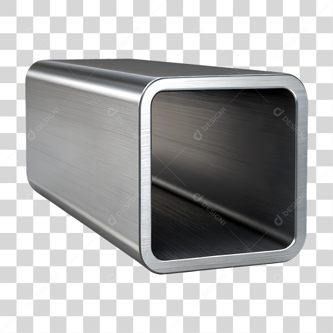 Tubo de Aço Quadrado PNG Transparente