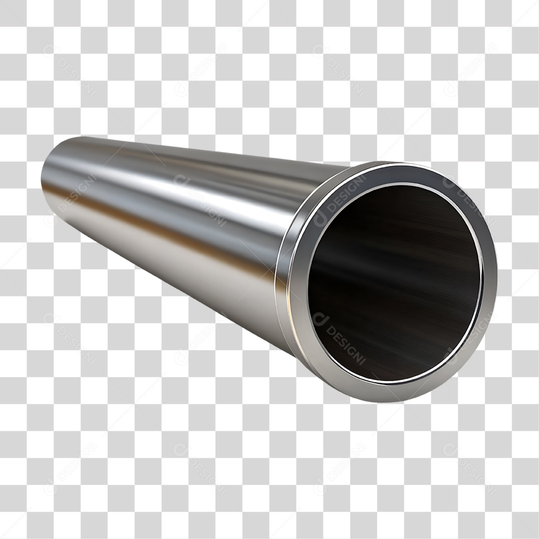 Tubo de Aço Redondo PNG Transparente