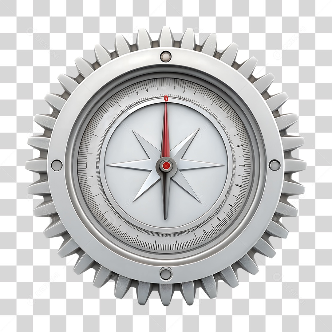 Ícone de Engenharia com Bússola PNG Transparente