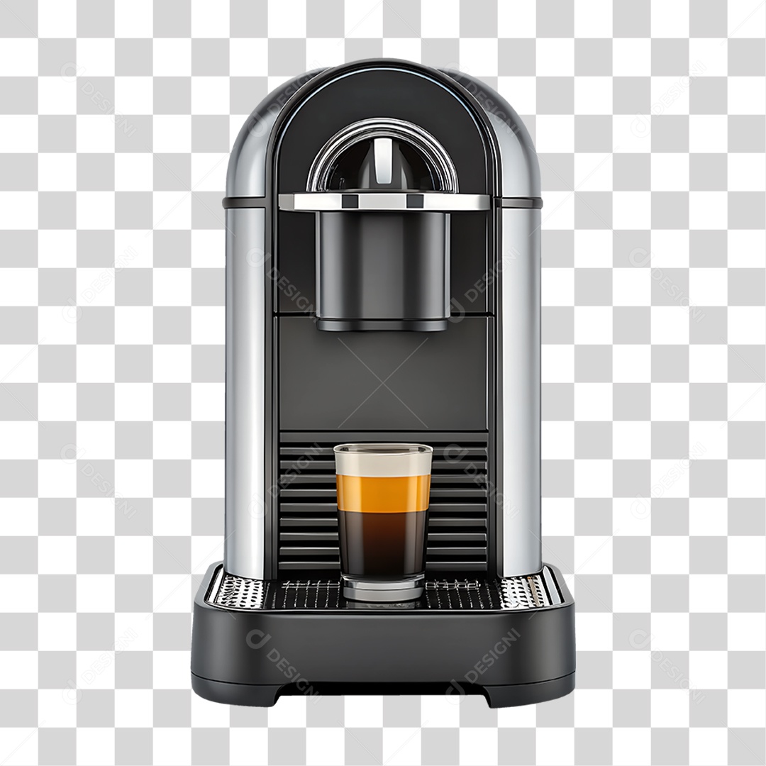 Cafeteira Elétrica de Cápsulas PNG Transparente