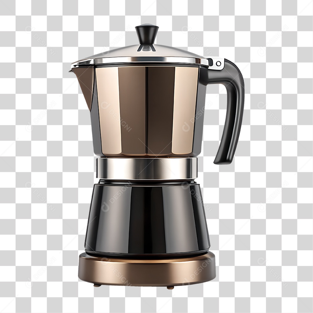 Cafeteira Italiana PNG Transparente