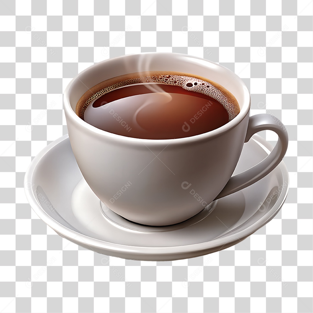 Xícara de Café de Cerâmica PNG Transparente